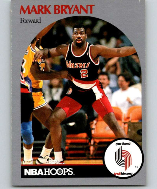 1990-91 Hopps Basketball #243 Mark Bryant  Portland Trail Blazers  Image 1