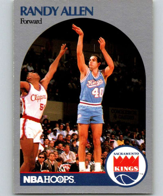 1990-91 Hopps Basketball #254 Randy Allen  SP Sacramento Kings  Image 1