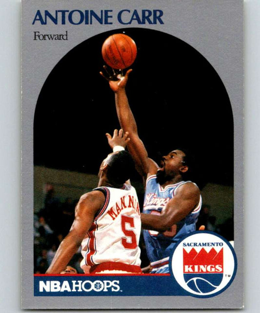 1990-91 Hopps Basketball #255 Antoine Carr  Sacramento Kings  Image 1