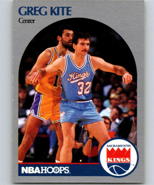 1990-91 Hopps Basketball #258 Greg Kite  SP Sacramento Kings  Image 1