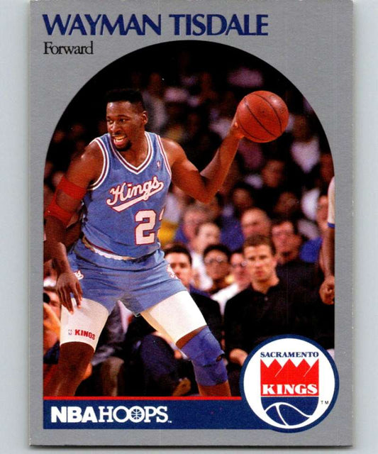 1990-91 Hopps Basketball #262 Wayman Tisdale  Sacramento Kings  Image 1