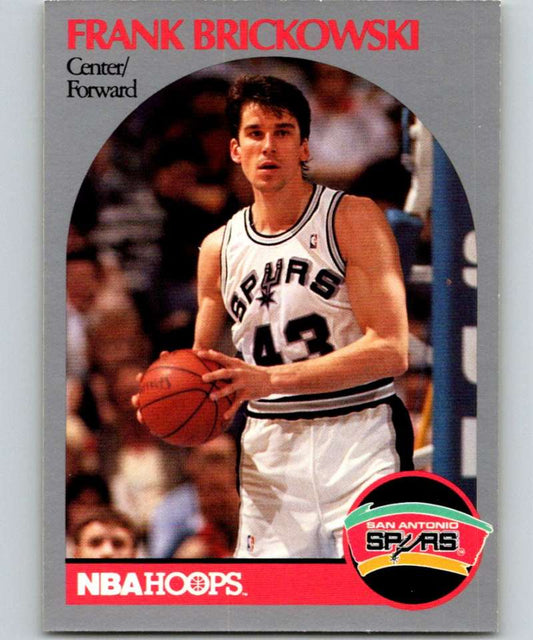 1990-91 Hopps Basketball #265 Frank Brickowski  SP San Antonio Spurs  Image 1