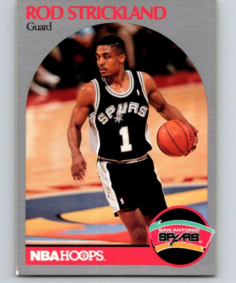 1990-91 Hopps Basketball #271 Rod Strickland San Antonio Spurs Image 1