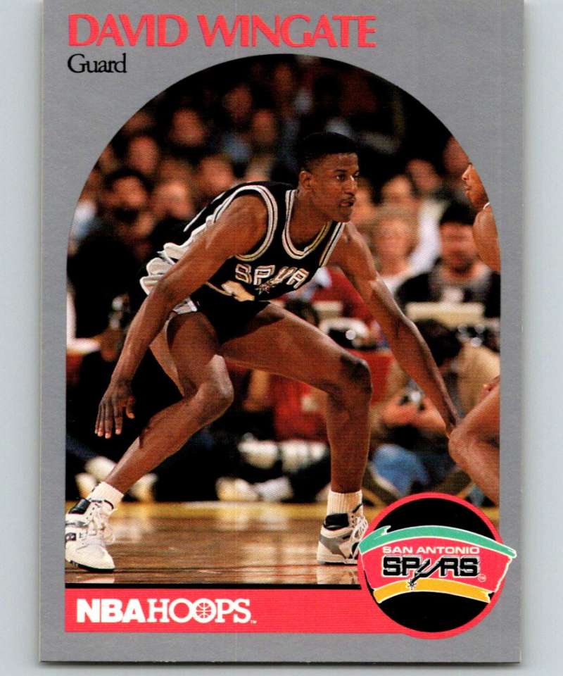 1990-91 Hopps Basketball #273 David Wingate SP San Antonio Spurs Image 1