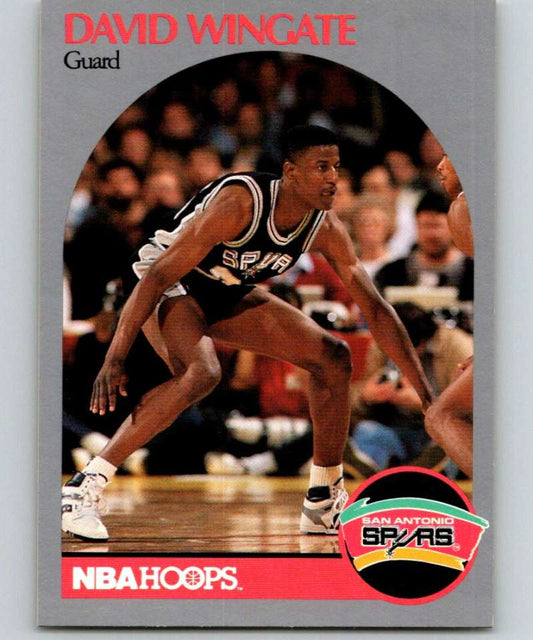 1990-91 Hopps Basketball #273 David Wingate  SP San Antonio Spurs  Image 1