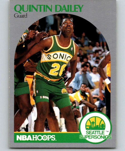 1990-91 Hopps Basketball #276 Quintin Dailey  Seattle SuperSonics  Image 1