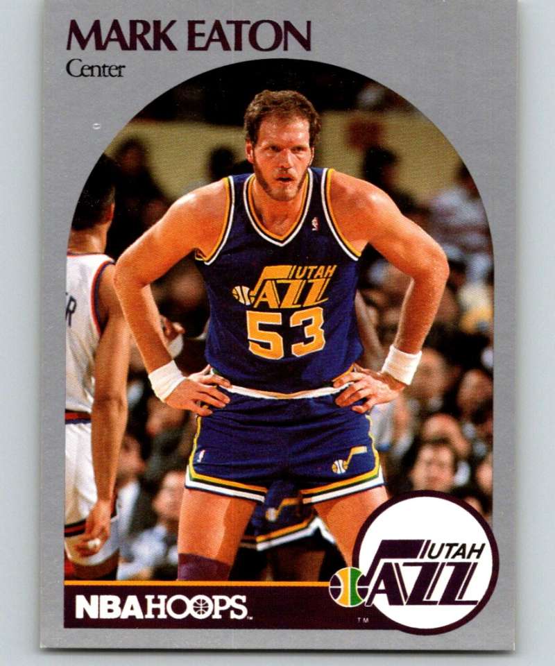 1990-91 Hopps Basketball #287 Mark Eaton UER Utah Jazz Image 1