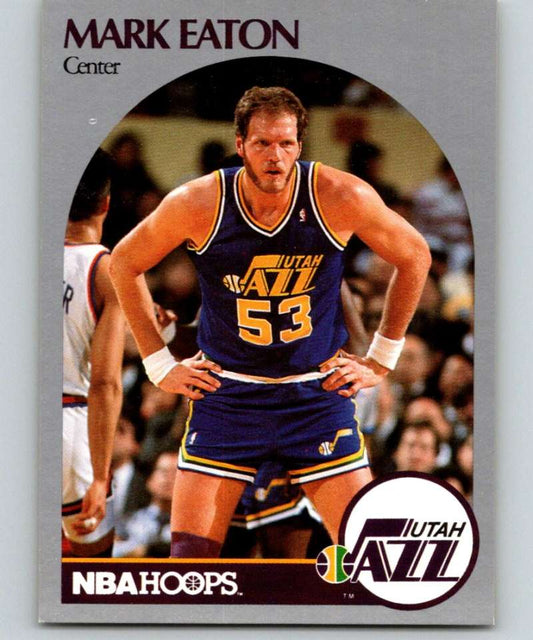 1990-91 Hopps Basketball #287 Mark Eaton UER  Utah Jazz  Image 1