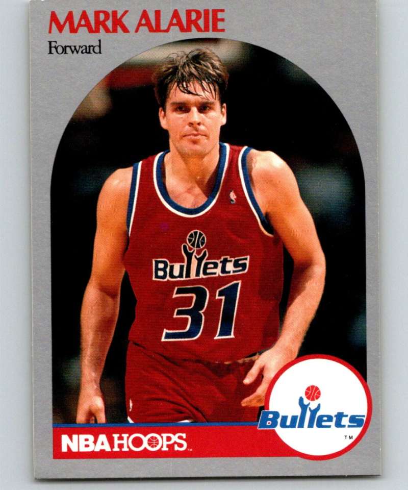 1990-91 Hopps Basketball #295 Mark Alarie Washington Bullets Image 1