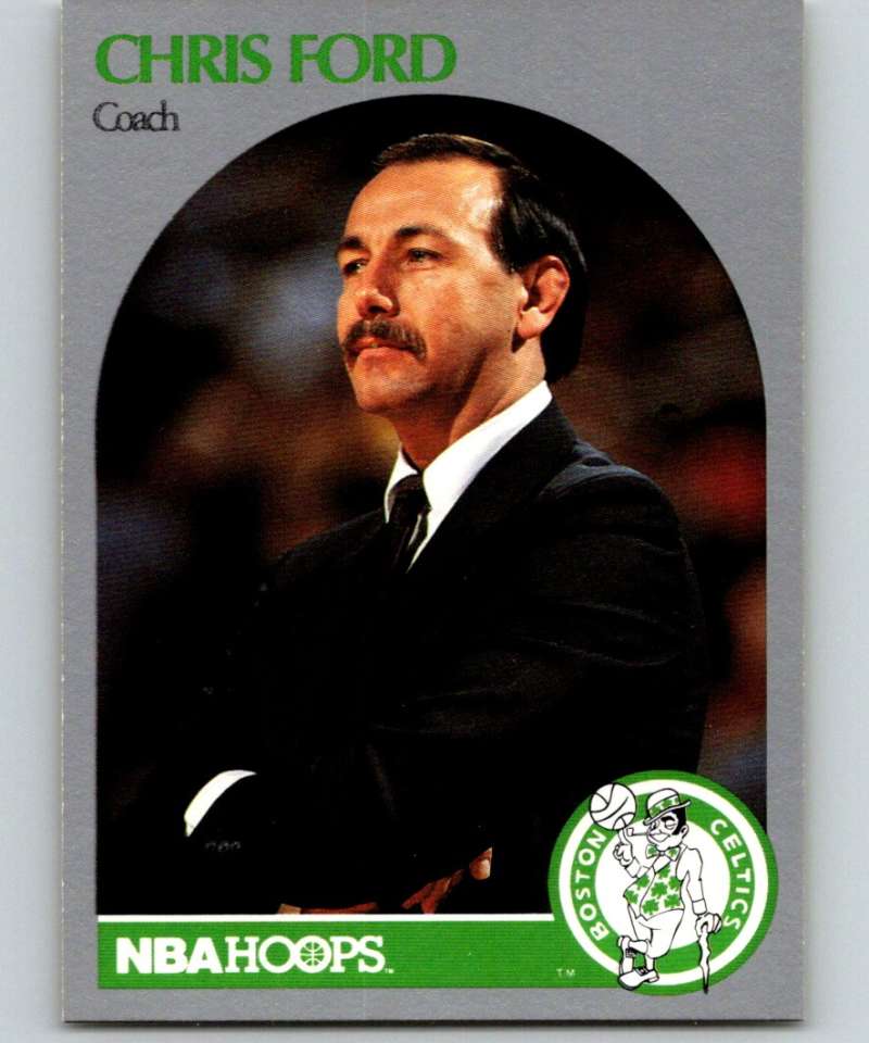 1990-91 Hopps Basketball #306 Chris Ford CO Boston Celtics Image 1