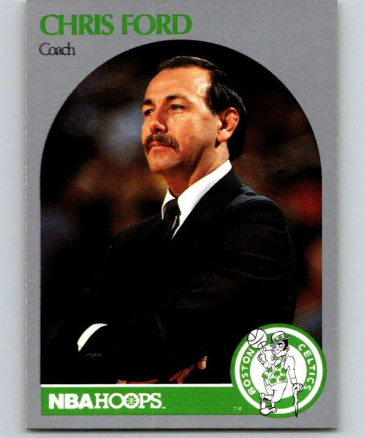 1990-91 Hopps Basketball #306 Chris Ford CO  Boston Celtics  Image 1