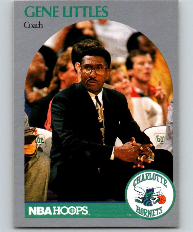 1990-91 Hopps Basketball #307 Gene Littles CO Charlotte Hornets Image 1