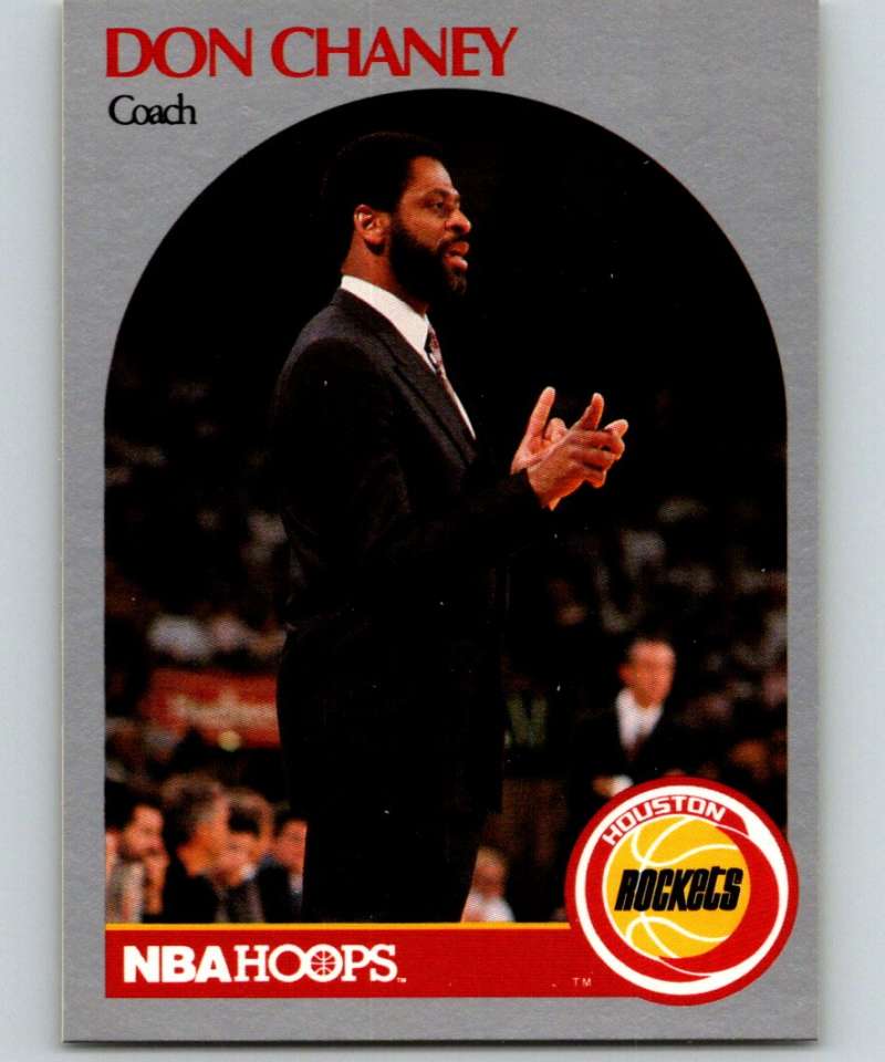 1990-91 Hopps Basketball #314 Don Chaney CO Houston Rockets Image 1