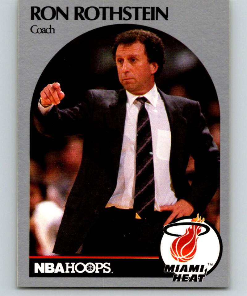 1990-91 Hopps Basketball #318 Ron Rothstein CO Miami Heat Image 1