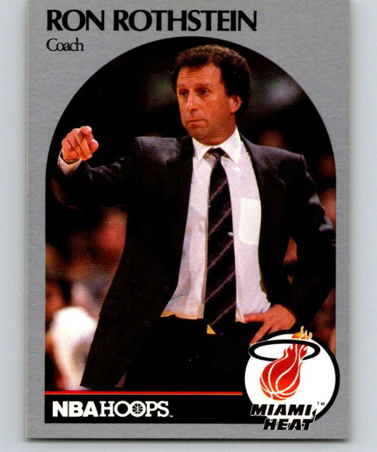 1990-91 Hopps Basketball #318 Ron Rothstein CO  Miami Heat  Image 1