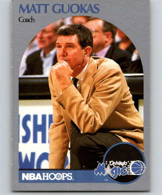 1990-91 Hopps Basketball #323 Matt Guokas CO  Orlando Magic  Image 1