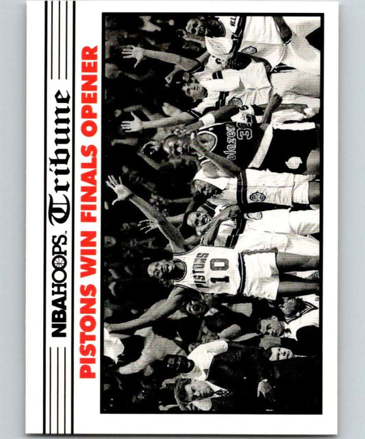 1990-91 Hopps Basketball #337 NBA Final Game 1  Detroit Pistons/Portland Blazers  Image 1
