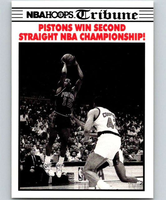 1990-91 Hopps Basketball #341 Pistons  Detroit Pistons/Portland Trail Blazers  Image 1