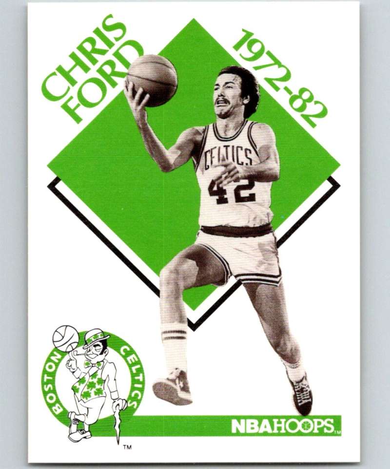 1990-91 Hopps Basketball #347 Chris Ford CO Boston Celtics Image 1