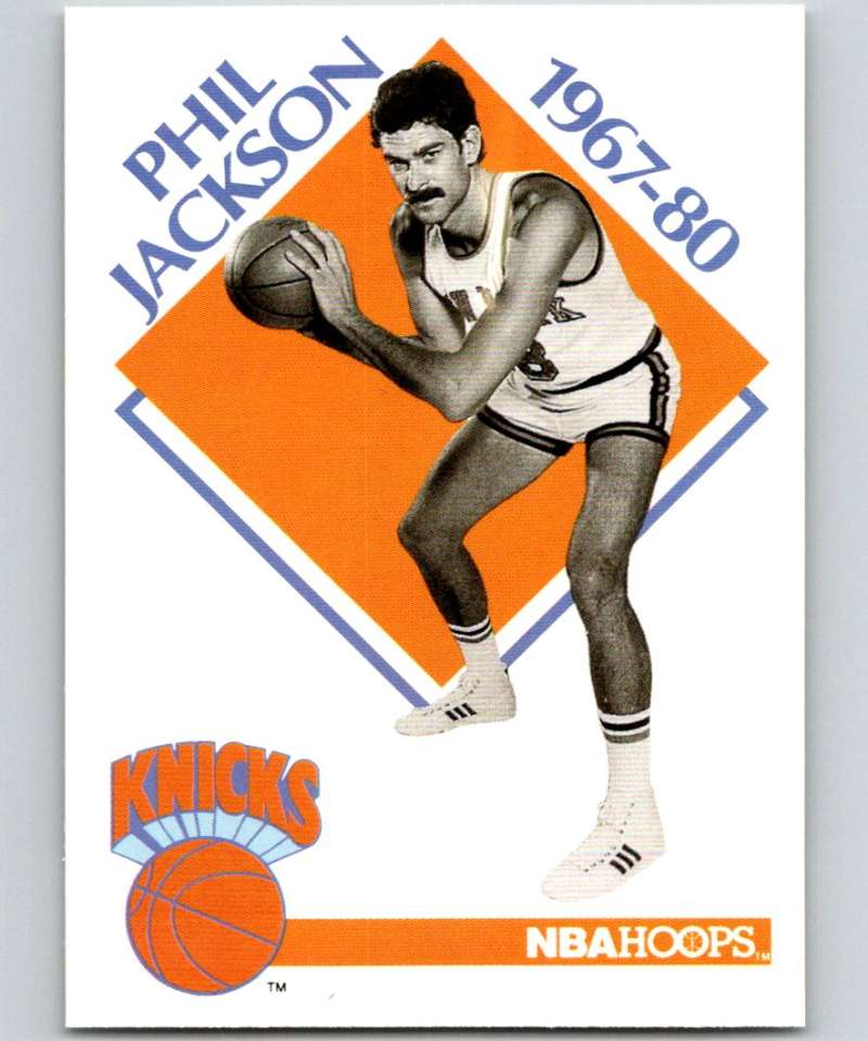 1990-91 Hopps Basketball #348 Phil Jackson CO Chicago Bulls Image 1