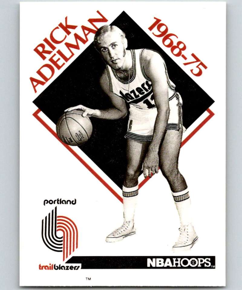 1990-91 Hopps Basketball #353 Rick Adelman CO Portland Trail Blazers Image 1