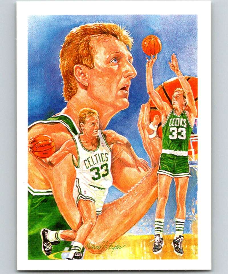 1990-91 Hopps Basketball #356 Larry Bird TC Boston Celtics Image 1