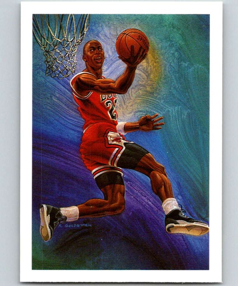 1990-91 Hopps Basketball #358 Michael Jordan TC Chicago Bulls Image 1