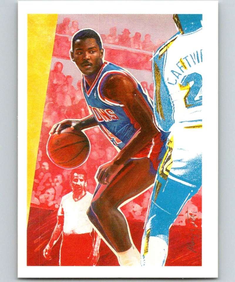 1990-91 Hopps Basketball #362 Joe Dumars TC Detroit Pistons Image 1
