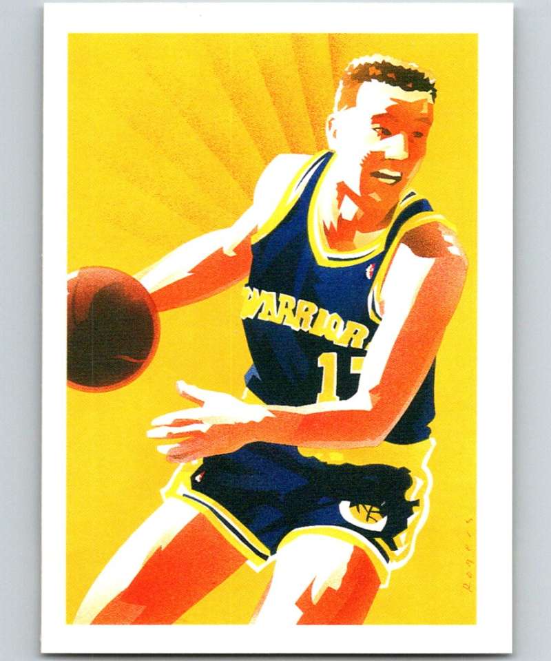 1990-91 Hopps Basketball #363 Chris Mullin TC Golden State Warriors Image 1