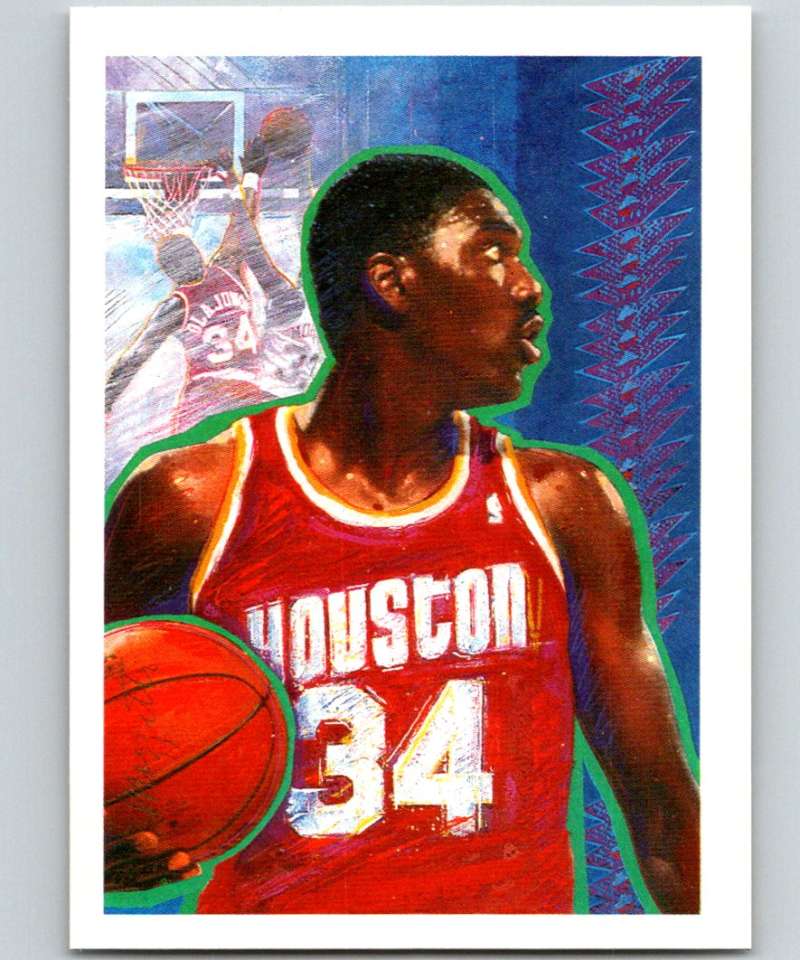 1990-91 Hopps Basketball #364 Hakeem Olajuwon TC Houston Rockets Image 1