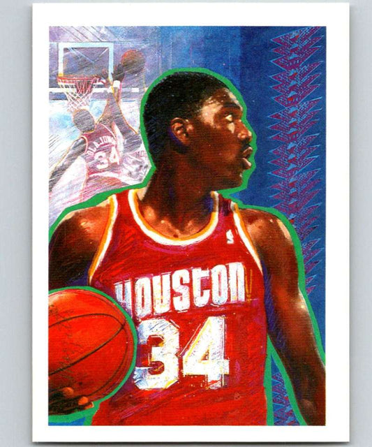 1990-91 Hopps Basketball #364 Hakeem Olajuwon TC  Houston Rockets  Image 1