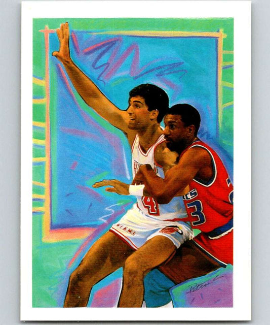 1990-91 Hopps Basketball #368 Rony Seikaly TC  Miami Heat  Image 1