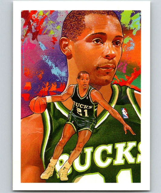 1990-91 Hopps Basketball #369 Alvin Robertson TC  Milwaukee Bucks  Image 1