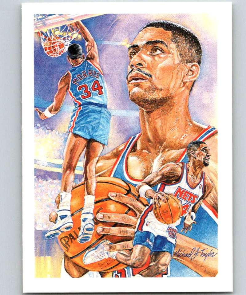 1990-91 Hopps Basketball #371 Chris Morris TC New Jersey Nets Image 1