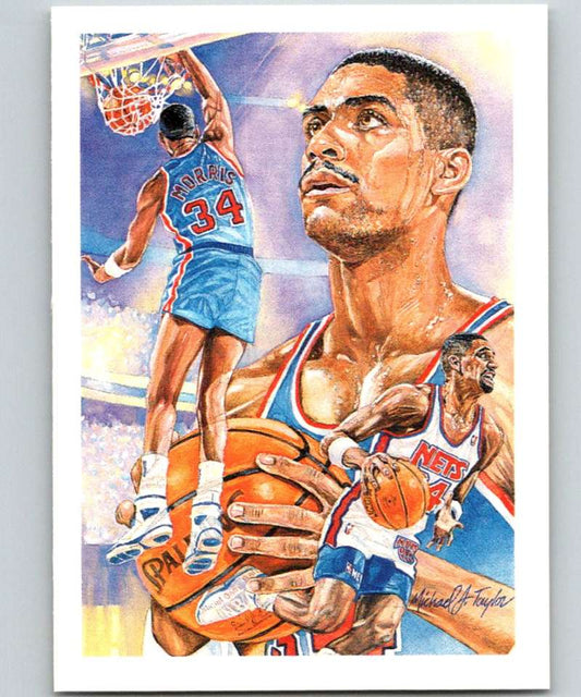 1990-91 Hopps Basketball #371 Chris Morris TC  New Jersey Nets  Image 1