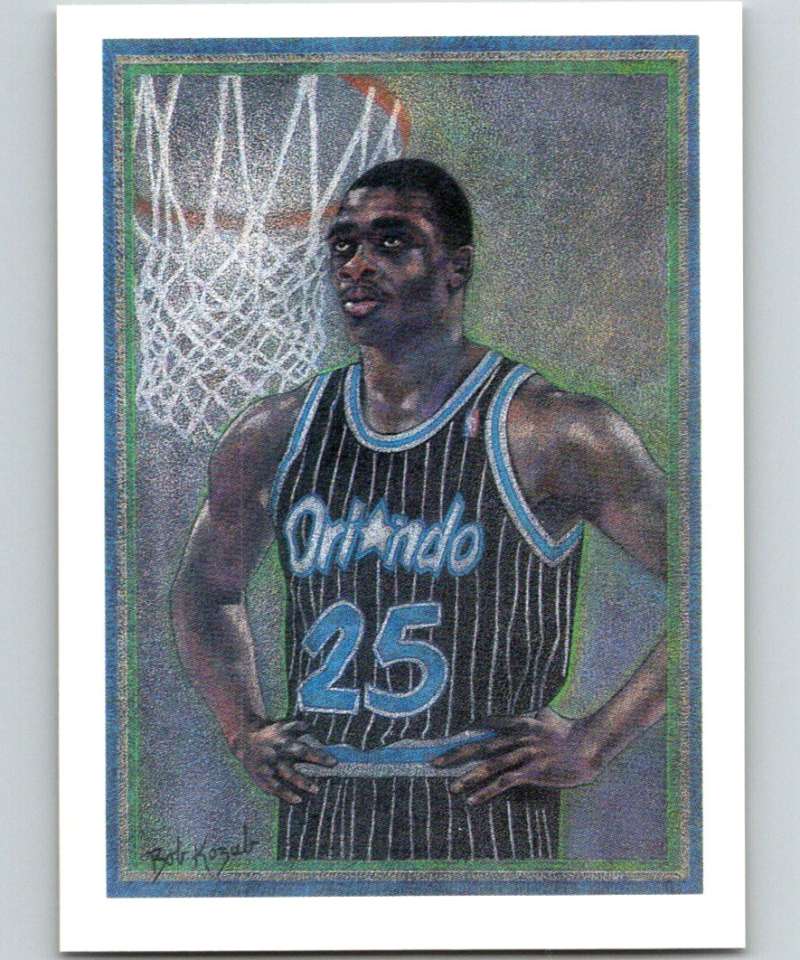 1990-91 Hopps Basketball #373 Nick Anderson TC Orlando Magic Image 1