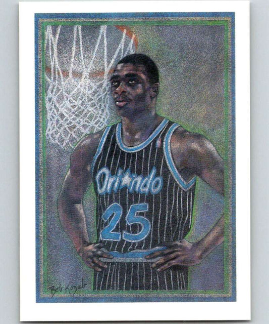 1990-91 Hopps Basketball #373 Nick Anderson TC  Orlando Magic  Image 1