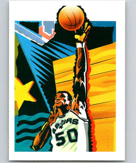 1990-91 Hopps Basketball #378 David Robinson TC  San Antonio Spurs  Image 1