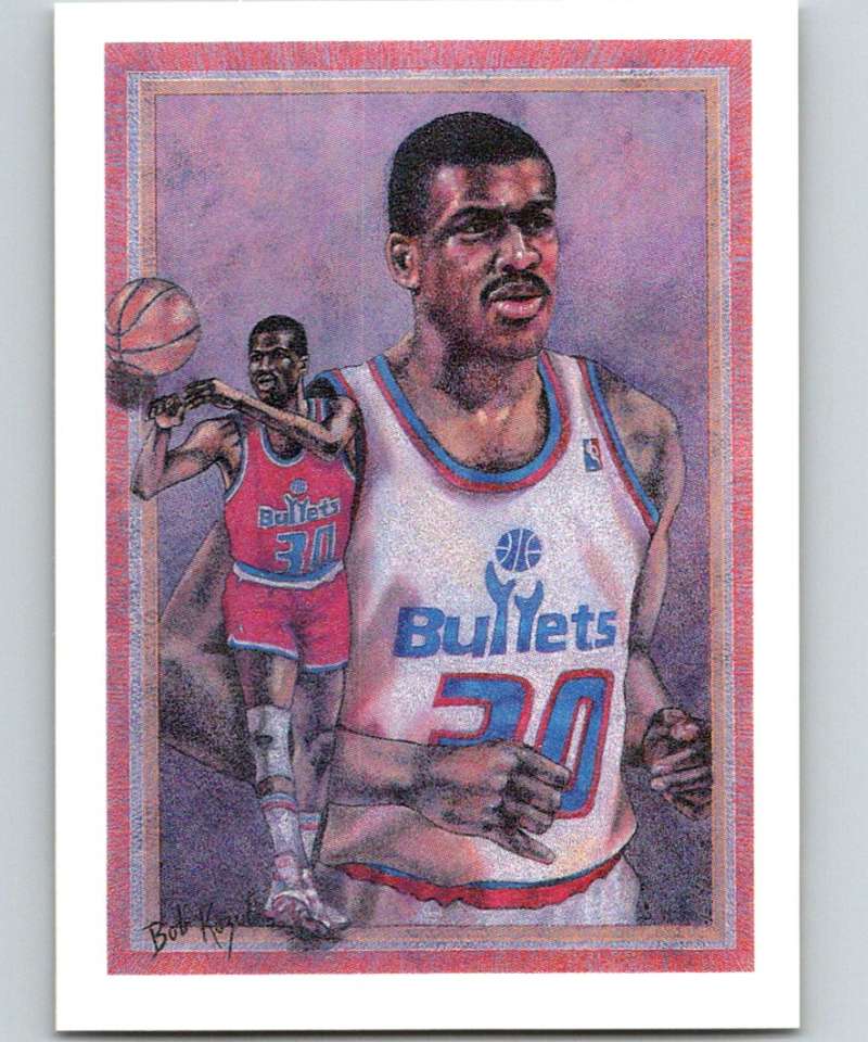 1990-91 Hopps Basketball #381 Bernard King TC Washington Bullets Image 1