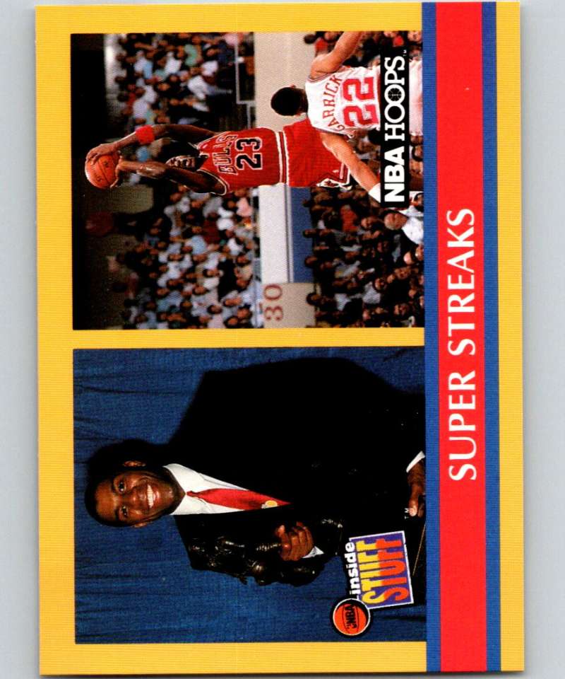 1990-91 Hopps Basketball #385 Magic Johnson/Michael Jordan Lakers/Bulls Image 1