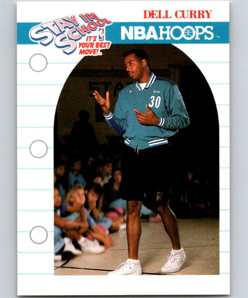 1990-91 Hopps Basketball #387 Dell Curry Charlotte Hornets Image 1