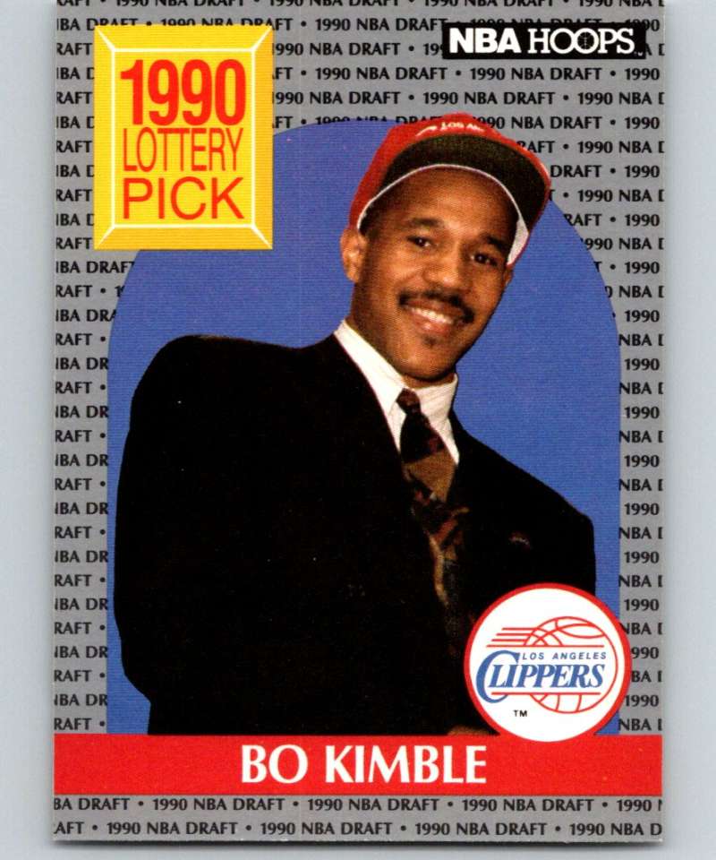 1990-91 Hopps Basketball #397 Bo Kimble RC Rookie Los Angeles Clippers Image 1