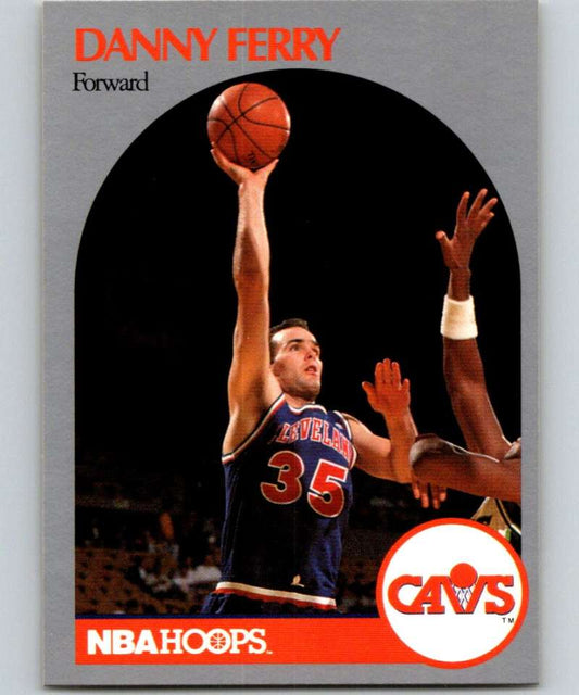 1990-91 Hopps Basketball #406 Danny Ferry   Cleveland Cavaliers  Image 1
