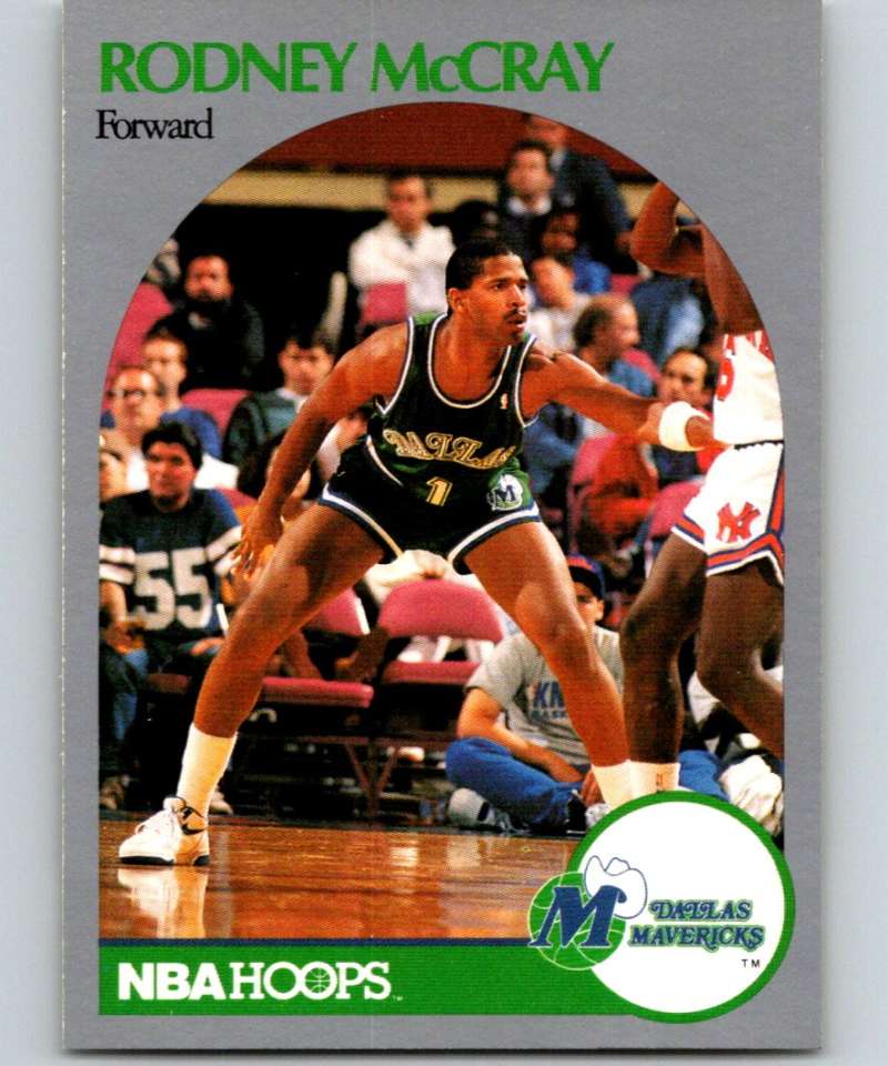 1990-91 Hopps Basketball #409 Rodney McCray Dallas Mavericks Image 1