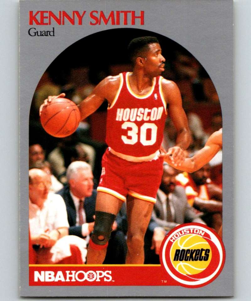 1990-91 Hopps Basketball #414 Kenny Smith Houston Rockets Image 1