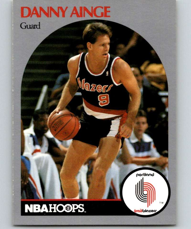 1990-91 Hopps Basketball #427 Danny Ainge Portland Trail Blazers Image 1