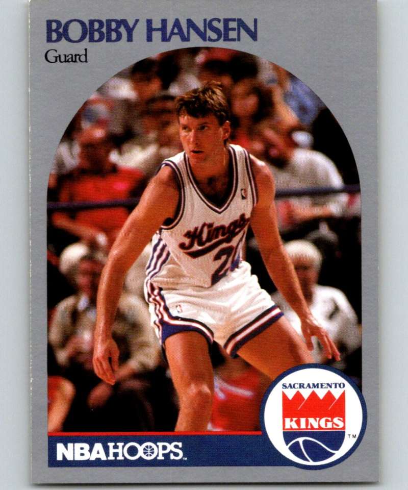 1990-91 Hopps Basketball #428 Bobby Hansen Sacramento Kings Image 1