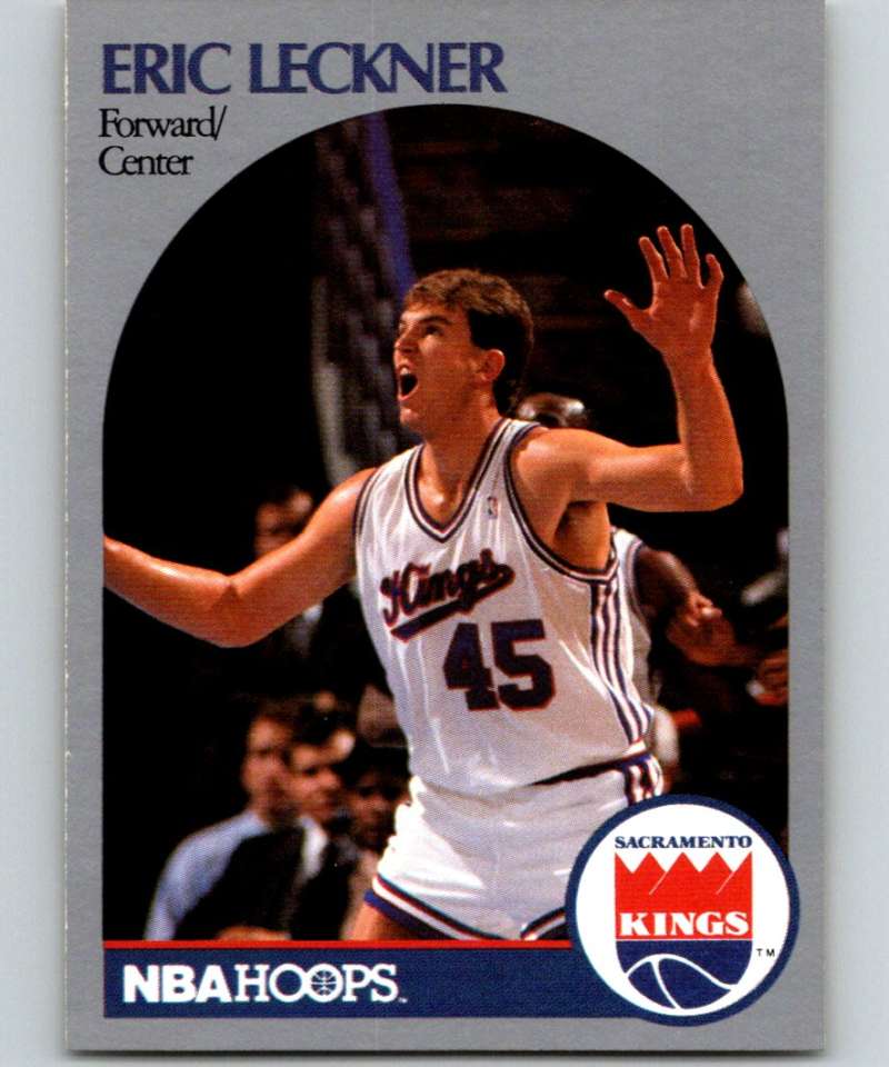 1990-91 Hopps Basketball #429 Eric Leckner Sacramento Kings Image 1