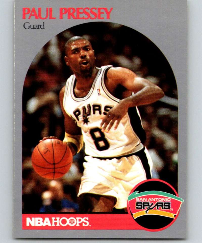 1990-91 Hopps Basketball #432 Paul Pressey San Antonio Spurs Image 1