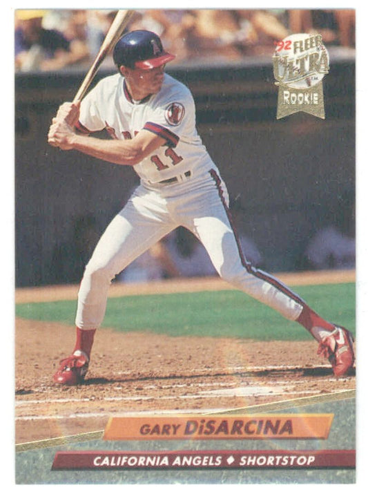 1992 Fleer Ultra Baseball #24 Gary DiSarcina  California Angels  Image 1
